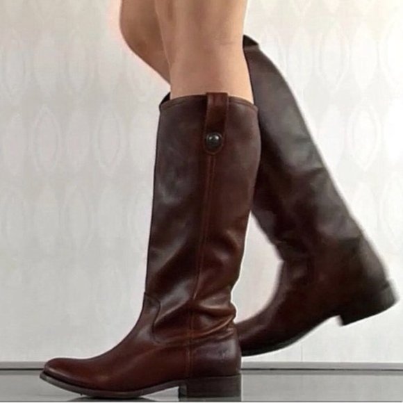 Frye Melissa Button Riding Boots sz 7 - Picture 1 of 14